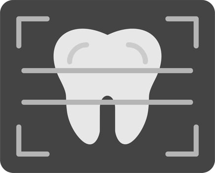 X Ray Vector Icon
