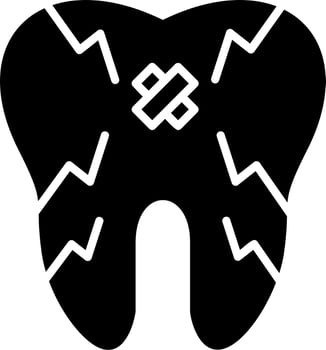 Cracked Vector Icon