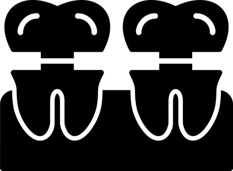Dental Implant Vector Icon