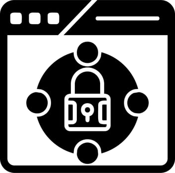 Private Network Vector Icon