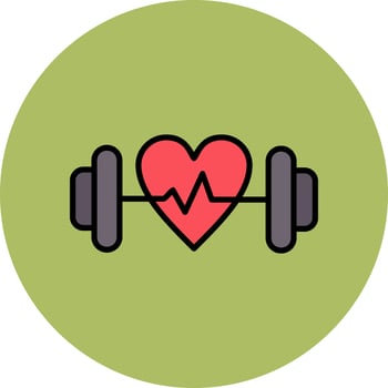 Barbell Vector Icon