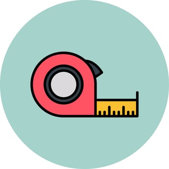 Measuring tape Vector Icon
