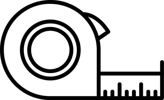 Measuring tape Vector Icon