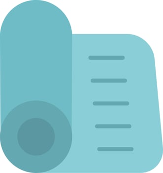 Yoga Mat Vector Icon