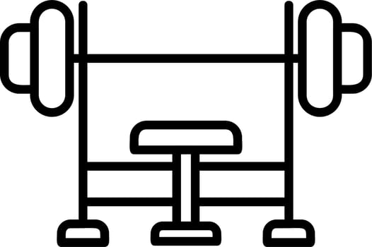 Bench press Vector Icon