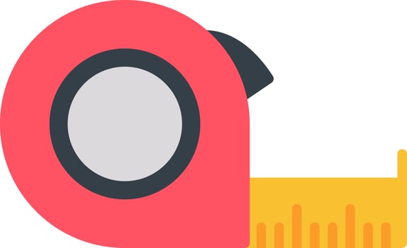 Measuring tape Vector Icon