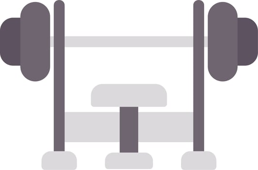 Bench press Vector Icon