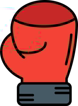 Boxing gloves Vector Icon