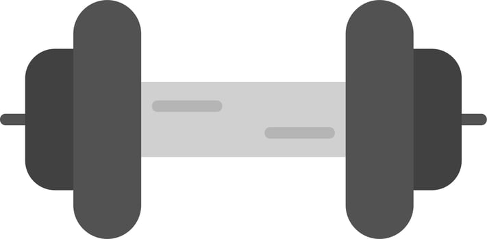 Barbell Vector Icon