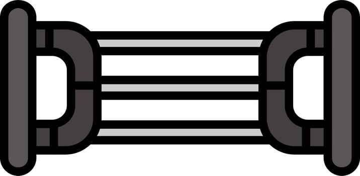 Chest expander Vector Icon