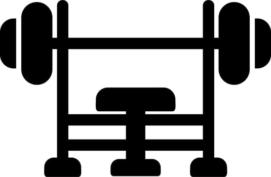 Bench press Vector Icon