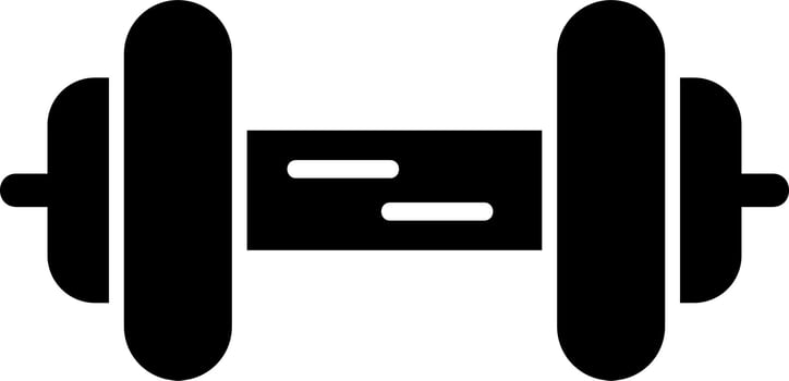 Barbell Vector Icon