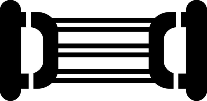 Chest expander Vector Icon