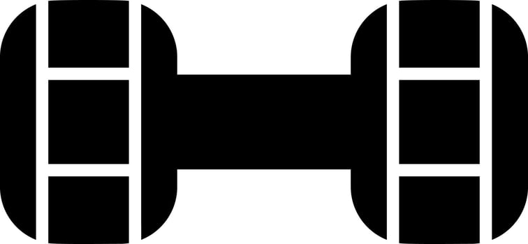 Dumbbell Vector Icon