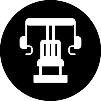 Bench press Vector Icon