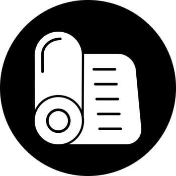 Yoga Mat Vector Icon