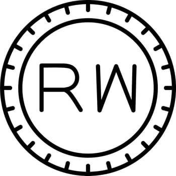 Rwanda Dial code Vector Icon
