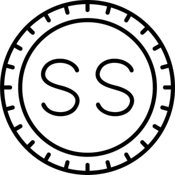 South Sudan Dial code Vector Icon