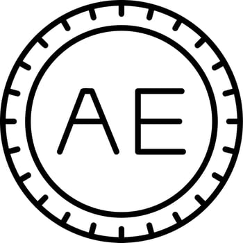 United Arab Emirates Dial code Vector Icon