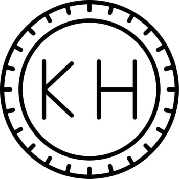 Cambodia Dial code Vector Icon