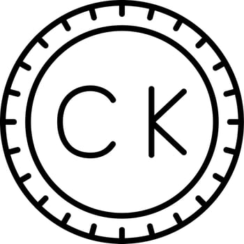 Cook Islands Dial code Vector Icon