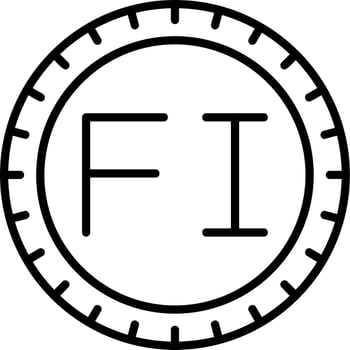 Finland Dial code Vector Icon