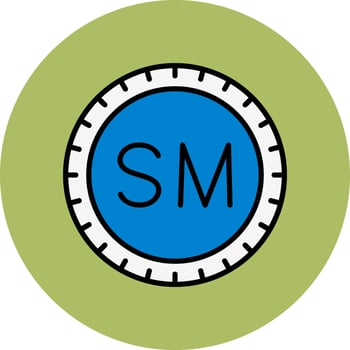 San Marino Dial code Vector Icon