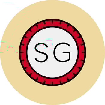 Singapore Dial code Vector Icon