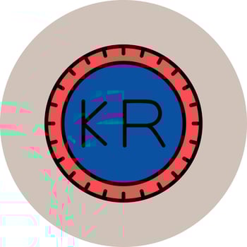South Korea Dial code Vector Icon