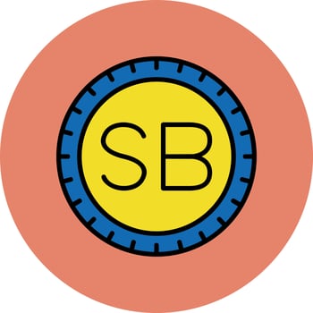 Solomon Islands Dial code Vector Icon