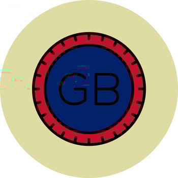 United Kingdom Dial code Vector Icon