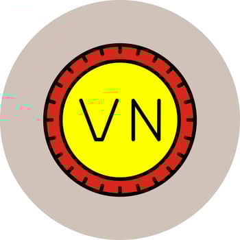 Vietnam Dial code Vector Icon