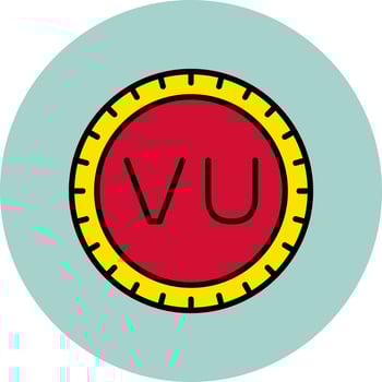 Vanuatu Dial code Vector Icon