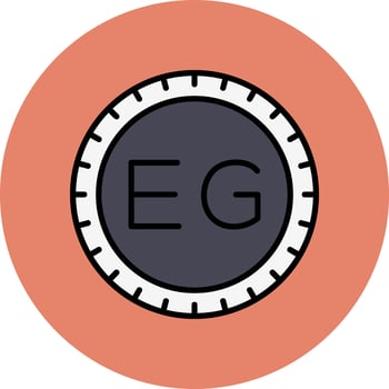 Egypt Dial code Vector Icon