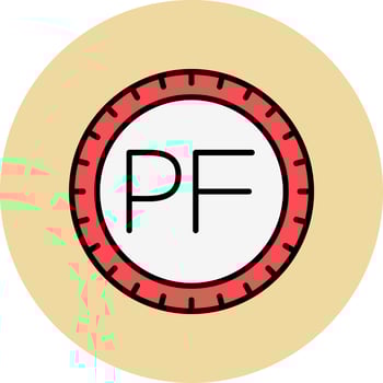 French Polynesia Dial code Vector Icon