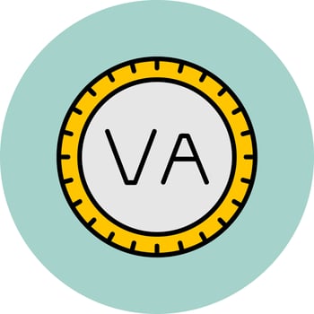 Holy See Dial code Vector Icon