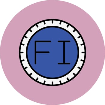 Finland Dial code Vector Icon
