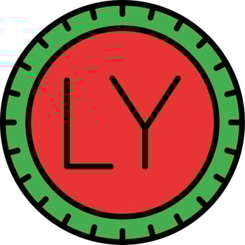 Libya Dial code Vector Icon
