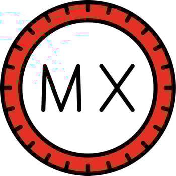 Mexico Dial code Vector Icon