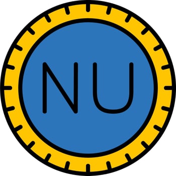 Niue Dial code Vector Icon
