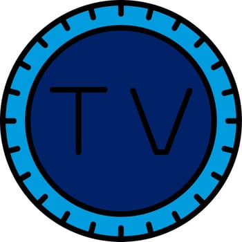 Tuvalu Dial code Vector Icon