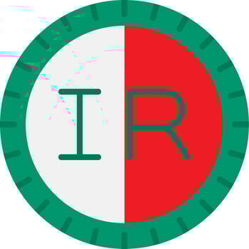 Iran Dial code Vector Icon