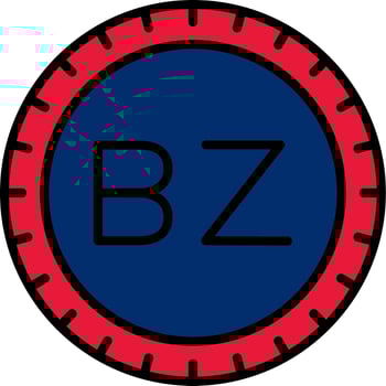 Belize Dial code Vector Icon