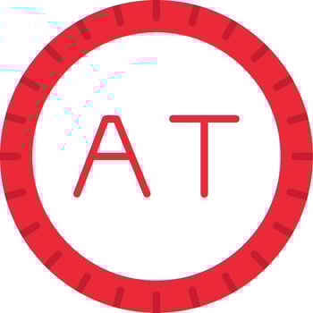 Austria Dial code Vector Icon