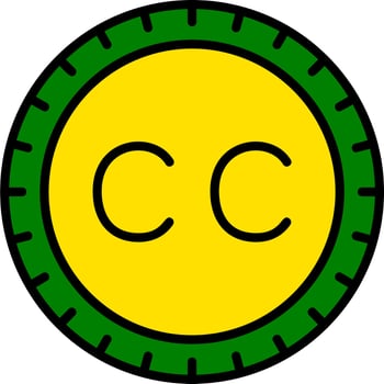 Cocos Keeling Island Country code top-level domain Vector Icon