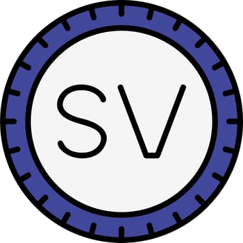El Salvador Dial code Vector Icon