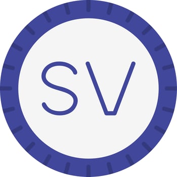 El Salvador Dial code Vector Icon