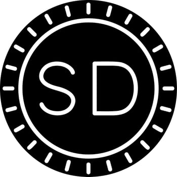 Sudan Dial code Vector Icon