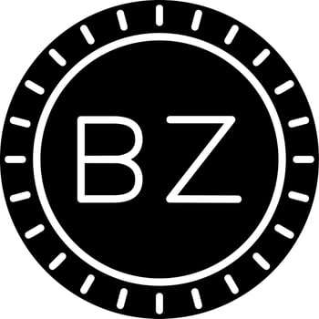 Belize Dial code Vector Icon