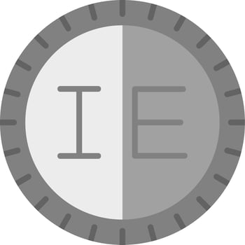 Ireland Dial code Vector Icon